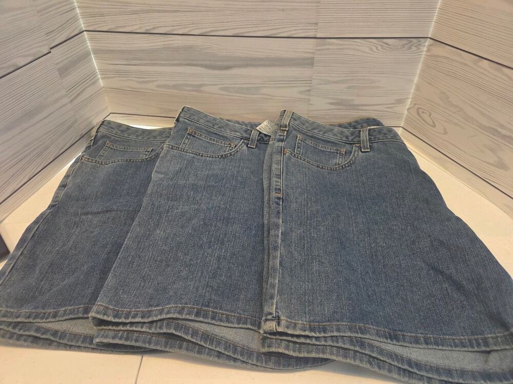 Lot of 3 Women's Carhartt Denim Shorts Size 18 WBO64 FBI